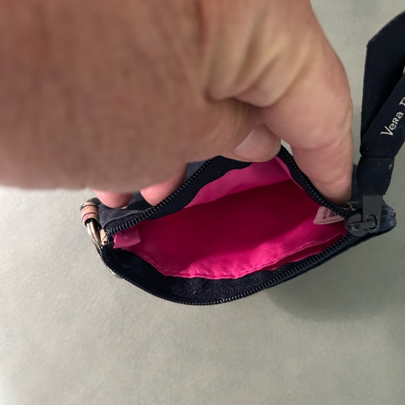 Vera Bradley Black and Pink Card Holder - Picture 3 of 3